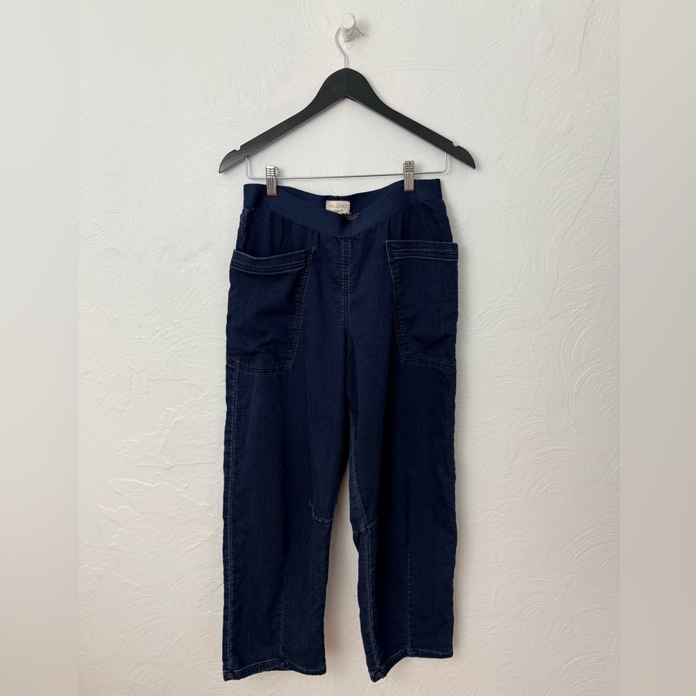 Anthropologie Pilcro Stretch Waist Barrel Jeans